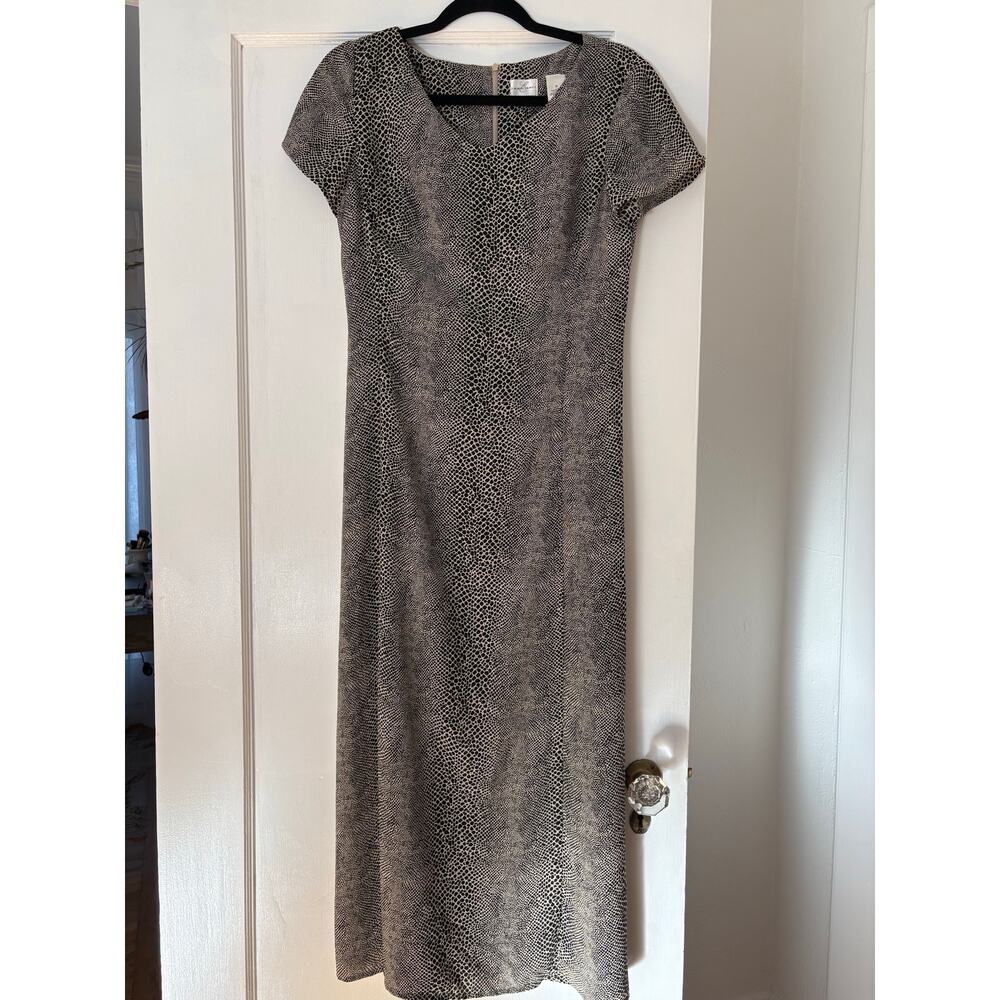 Emma James by Liz Claiborne Company Animal Leopard Print Maxi Dress Size 6
